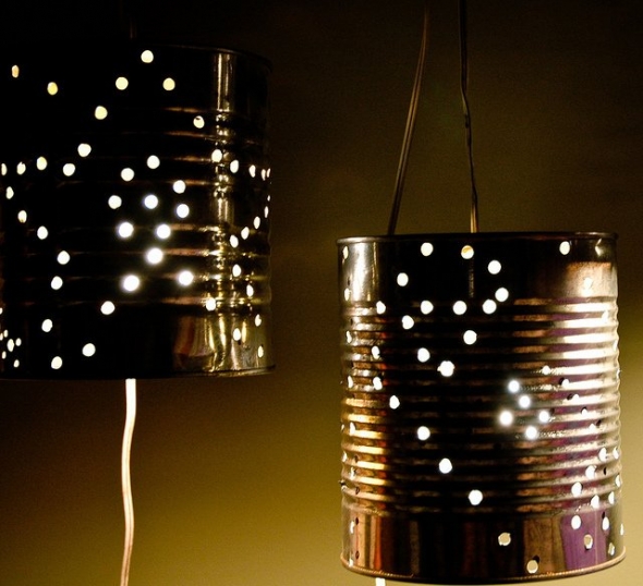 Staging/Decorating on the Cheap! Decorating Ideas utilizing Cans & Bottles!