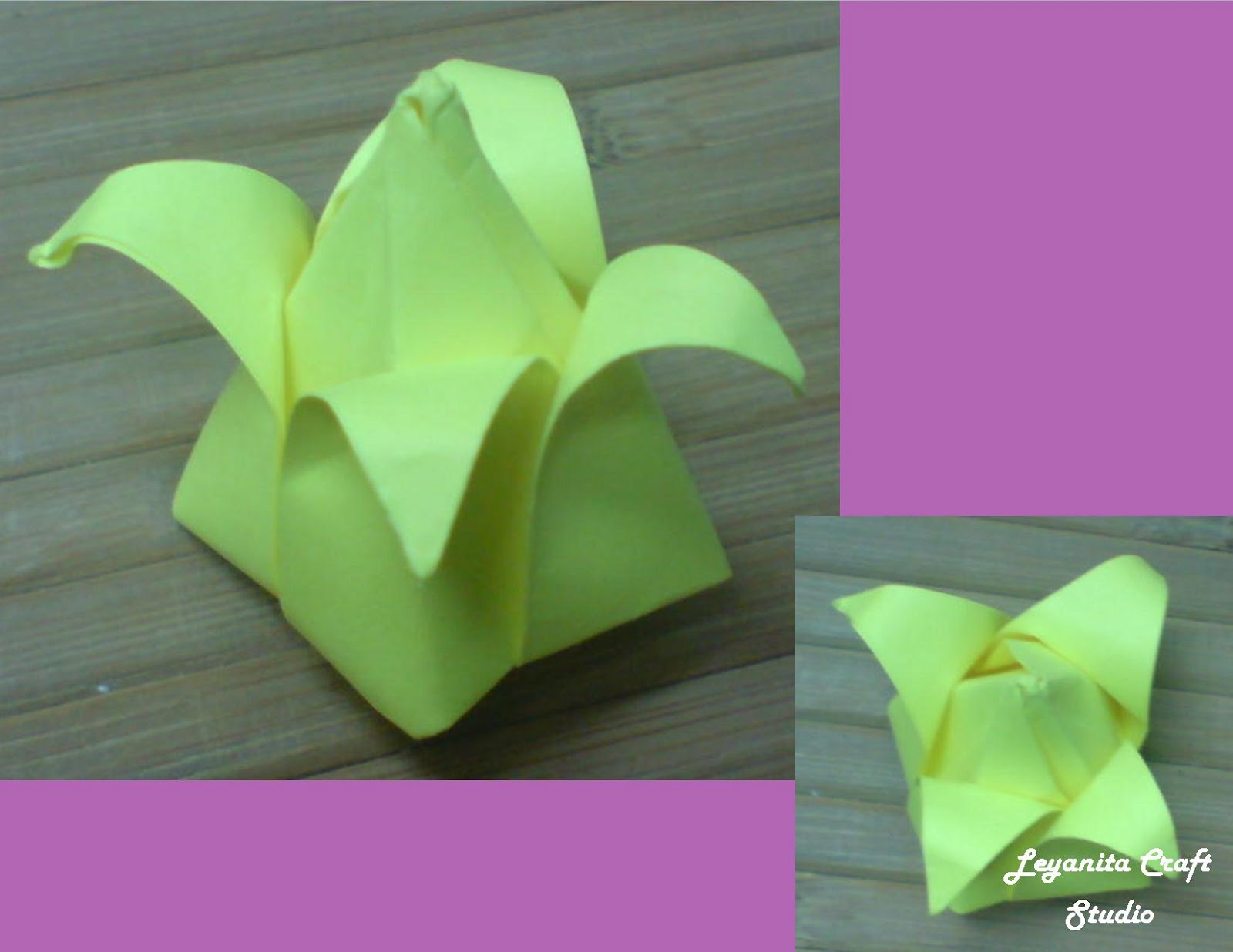 Tutorial Origami Bunga