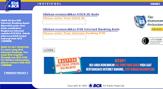 Internet banking BCA