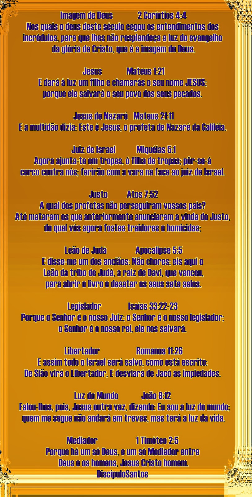 Discípulos do Verbo Todos os Nomes