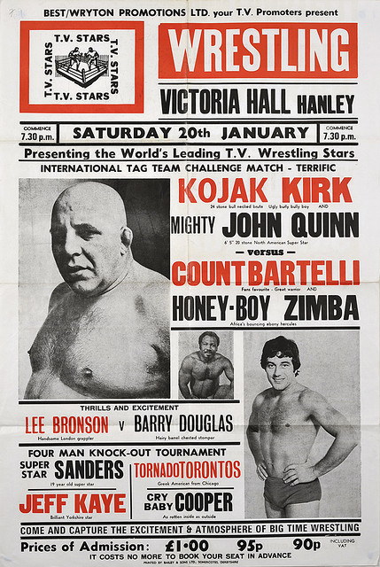 Vintage Wrestling Poster 27