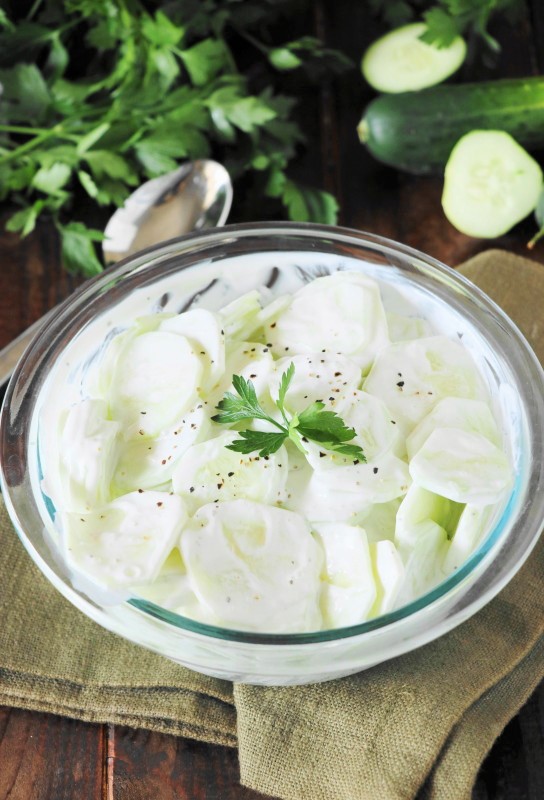 Cucumbers in Sour Cream The Kitchen is My Playground