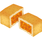 パイナップルケーキ・鳳梨酥のイラスト