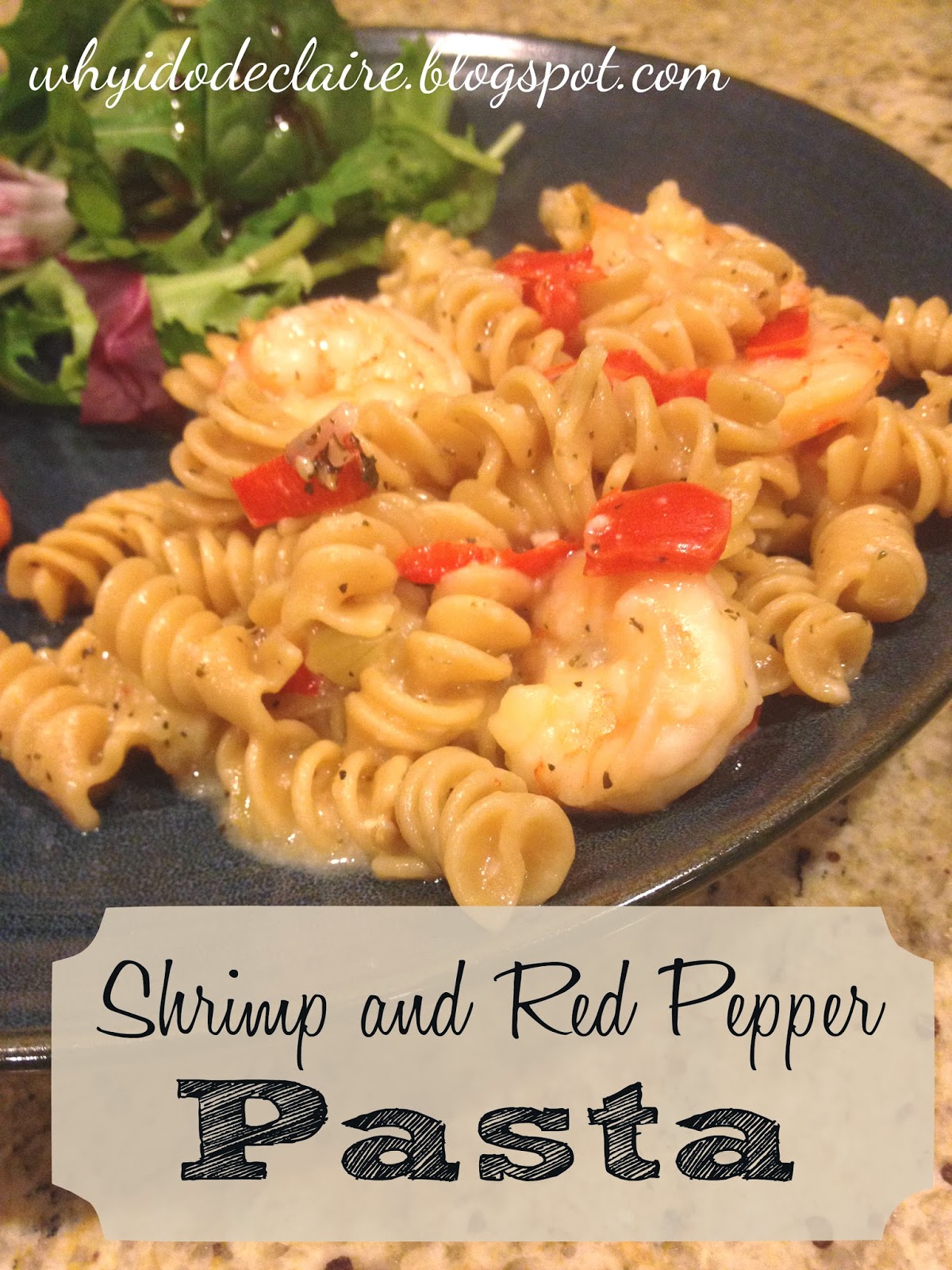 Shrimp and Red Pepper Pasta