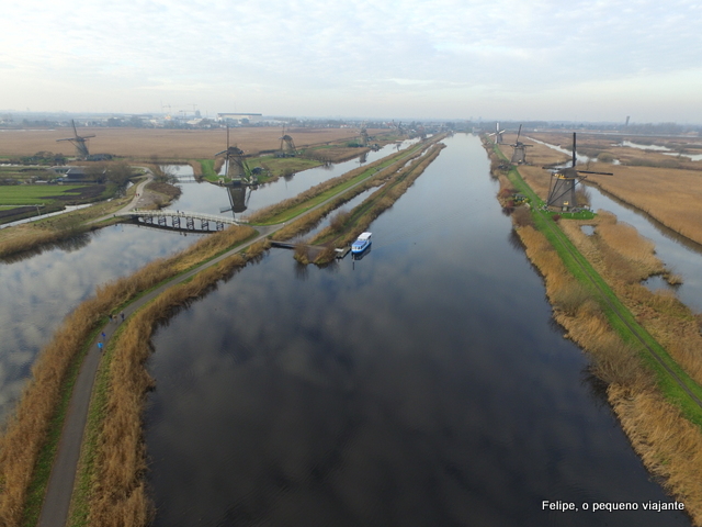 fotos aéreas de Kinderdijk Holanda