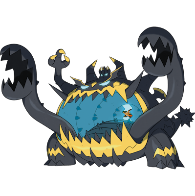 Guzzlord eating Hau Guzzlord Hau vore Malasada eating stomach mouth Pokémon Sun Moon