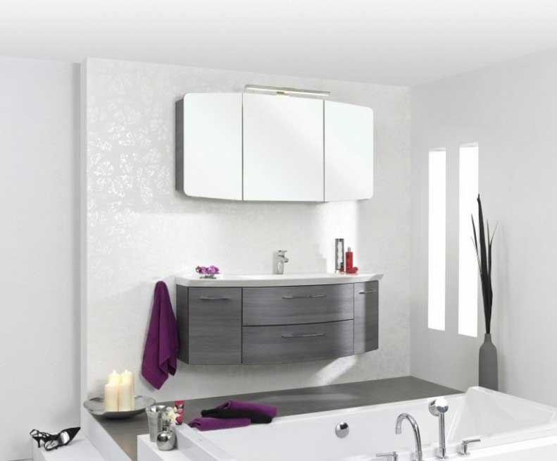 Emotion Badmöbel Vitro 1000 Mit Glaswaschbecken - Made In Germany