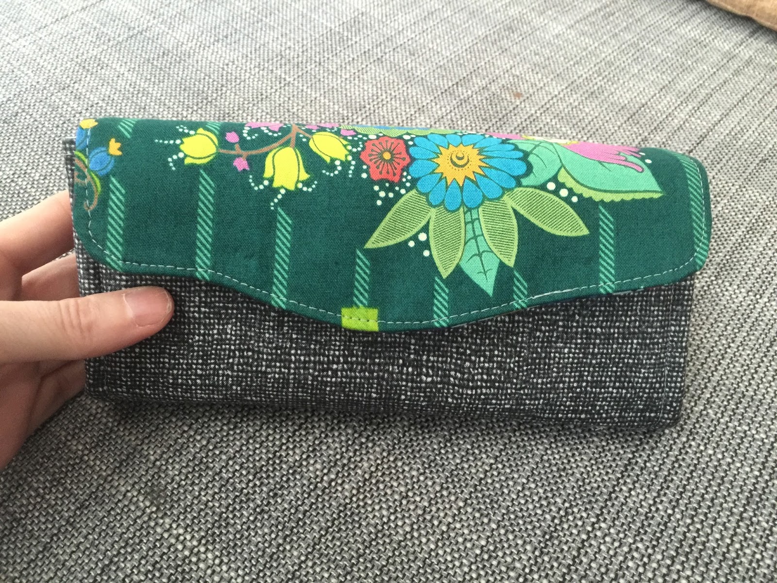 The Necessary Clutch Wallet Sewing Pattern IUCN Water
