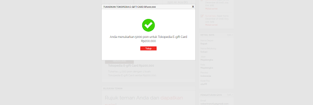 Voucher Tokopedia Gratis