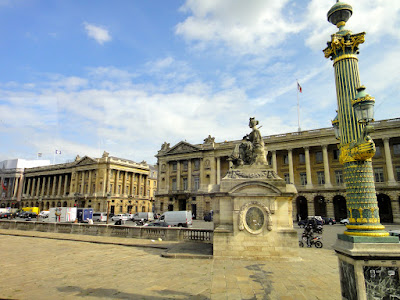 French Naval Ministry, Rue Royale and Hotel de Crillon in Paris