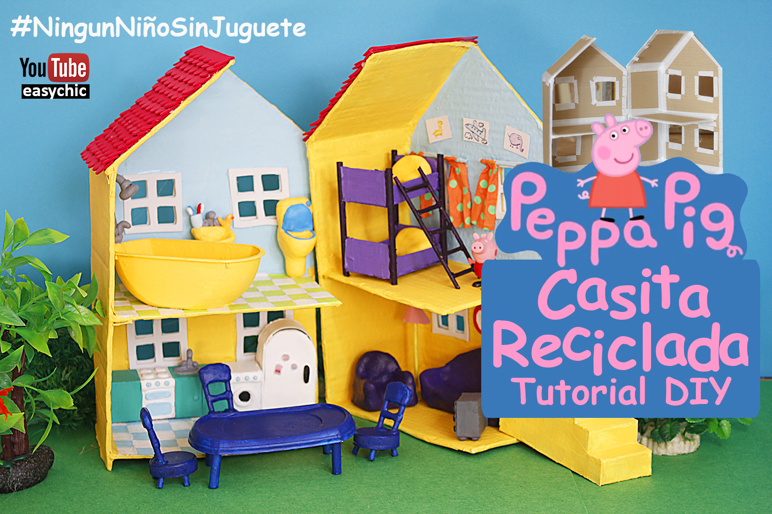 EasyChic: Como hacer la casa de Peppa Pig