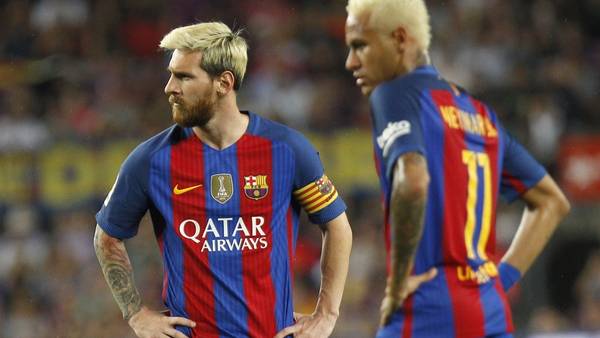 Messi Could Look Better Neymar Takes Dig At Blonde Messi