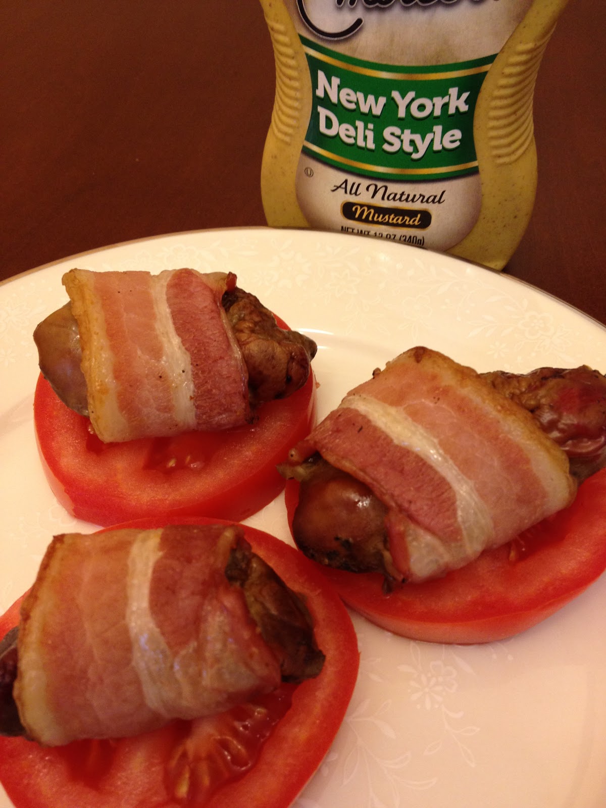 Feeding Ger Sasser Bacon Wrapped Chicken Livers