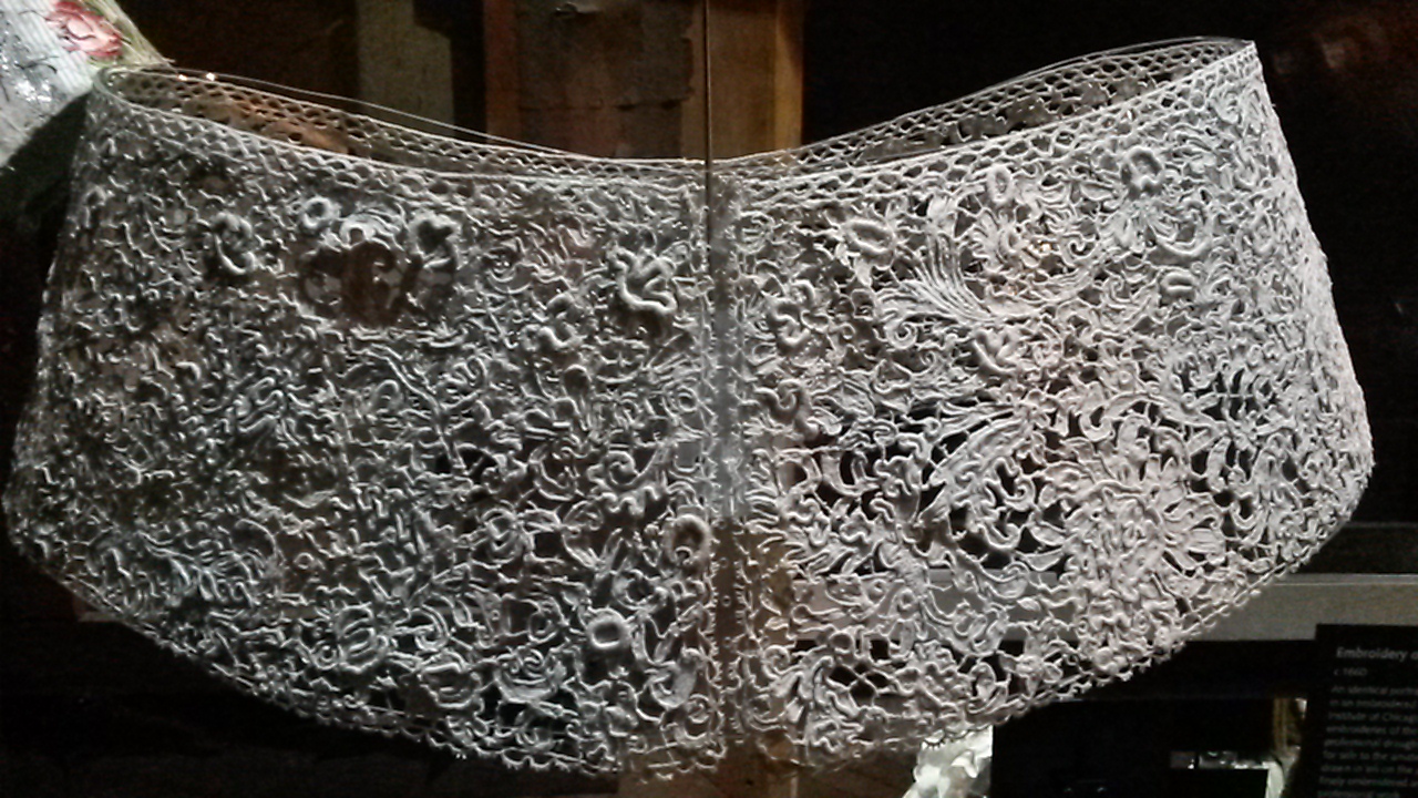 Stitch thread and identity The world's most expensive lace at the