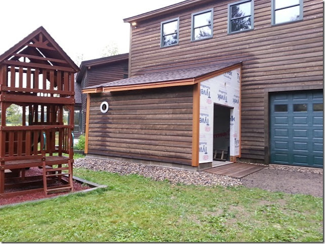 outside view of froling fhg boiler room