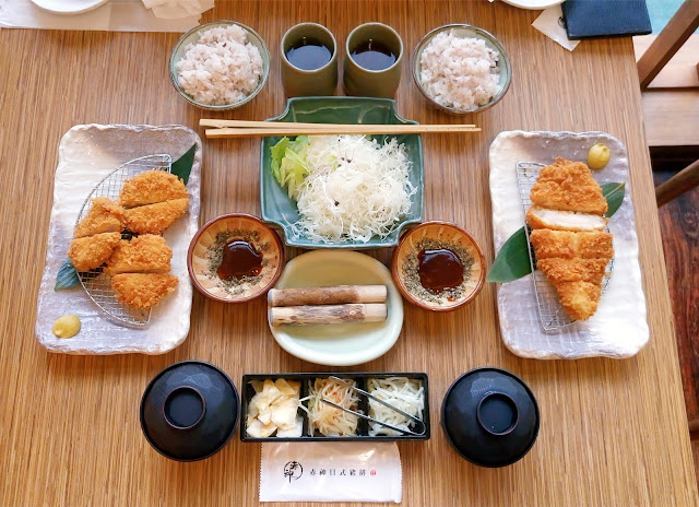 【食記】台北信義區赤神日式豬排,酥脆厚實的炸豬排,白飯無限供應!