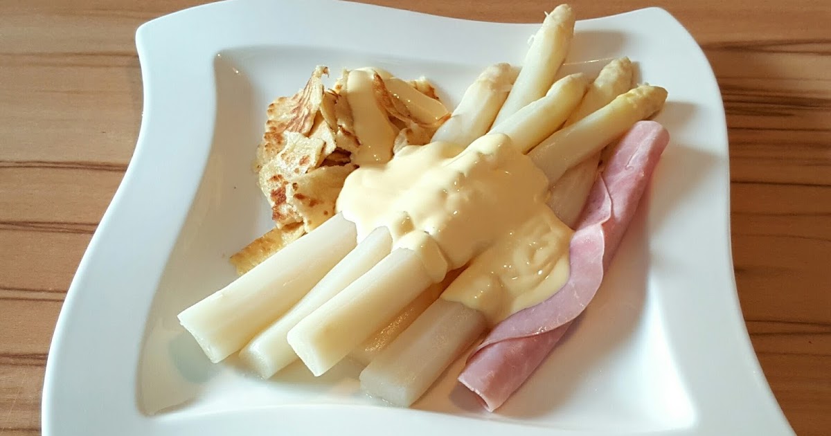 Familien Momente - Familienblog: Spargel mit Pfannkuchen und Kochschinken