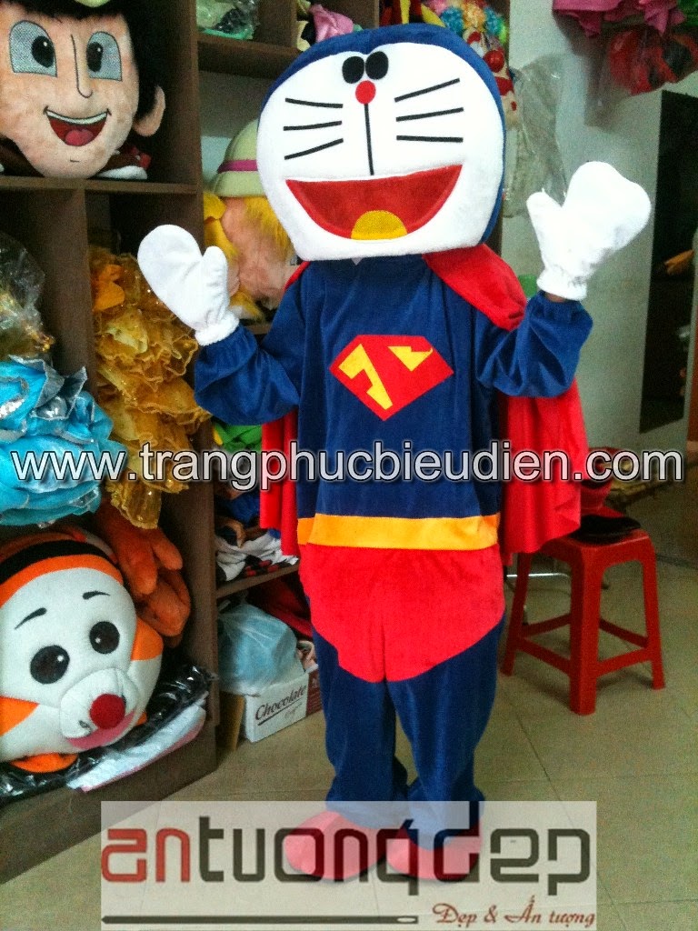 mascot doremon siêu nhân