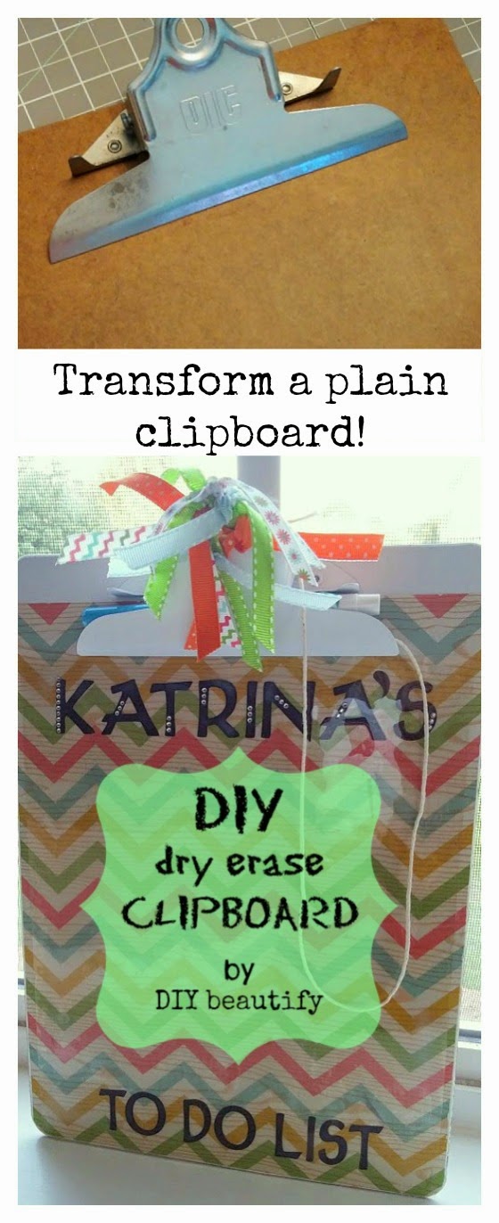 DIY Clipboard and a Cricut Giveaway DIY Beautify Creating Beauty at