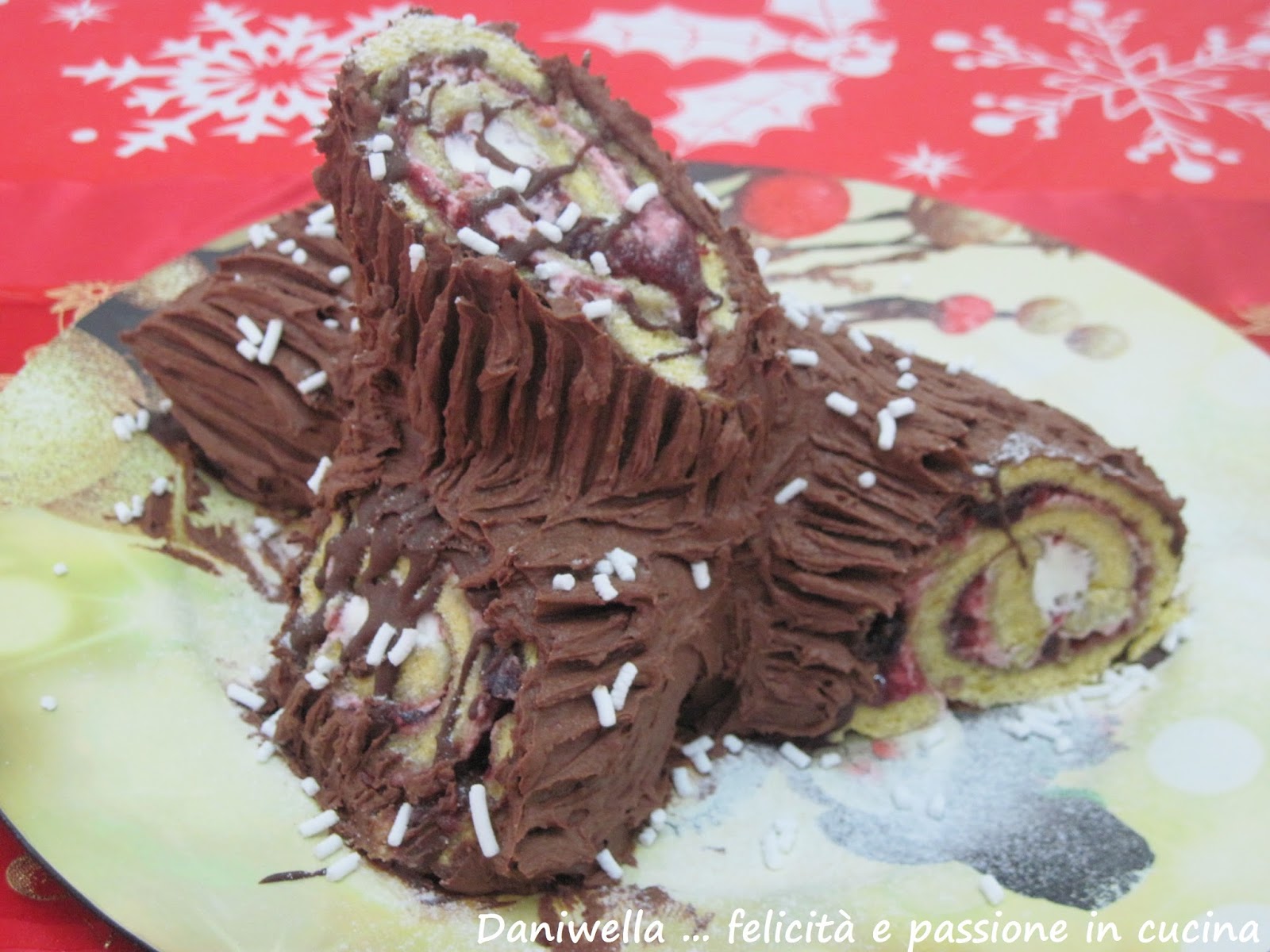 Ricetta Tronchetto Di Natale Per 12 Persone.Tronchetto Di Natale Buche De Noel Ricetta N 220 Daniwella Felicita E Passione In Cucina