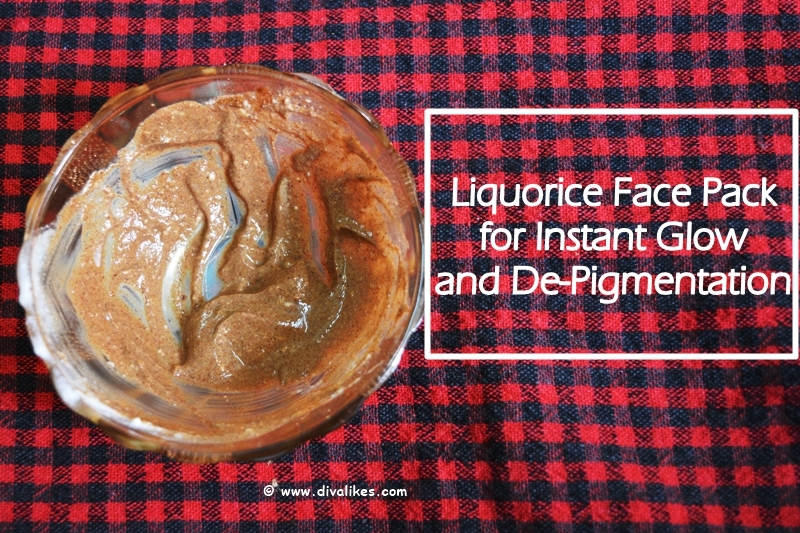 DIY Licorice Face Pack For Instant Glow and DePigmentation Diva Likes