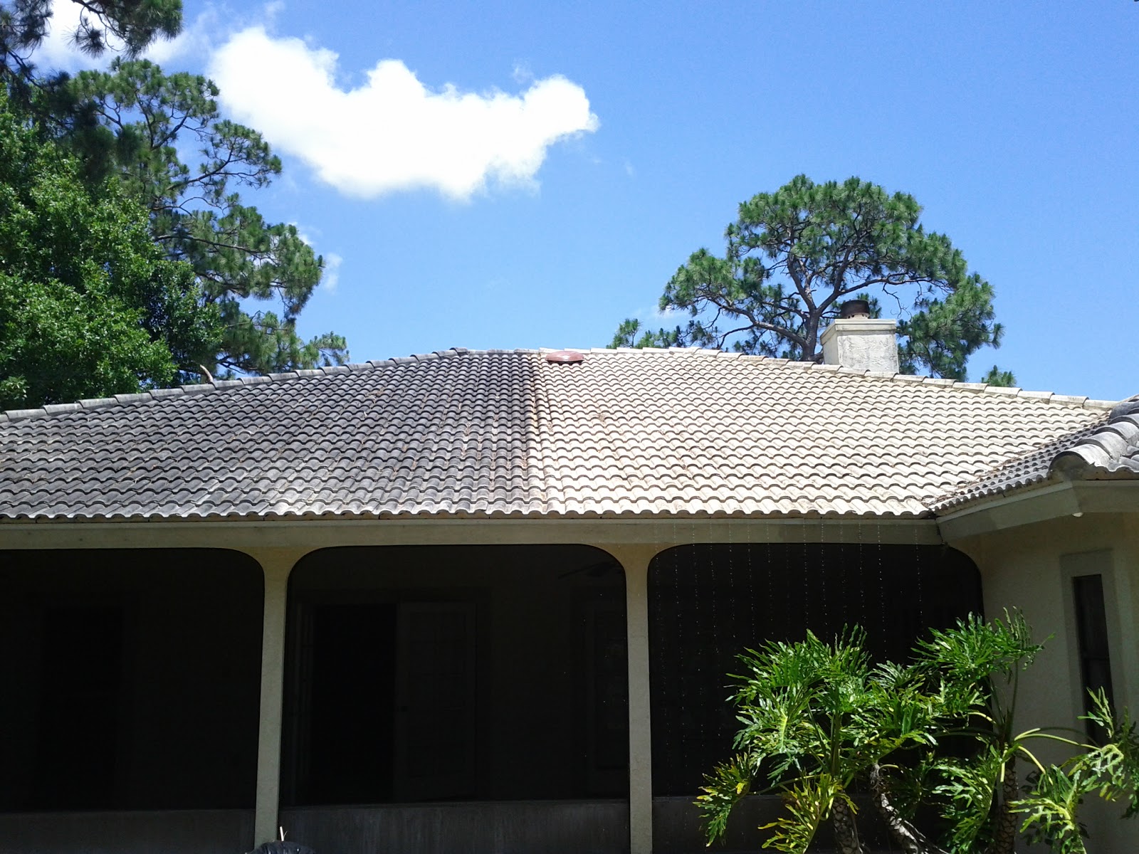 Beacon Roof & Exterior Cleaning Palm City Florida Tile Roof Cleaning