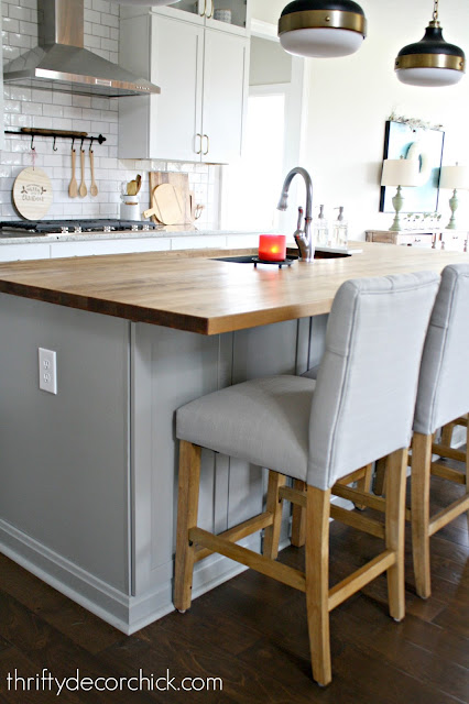 How to stain and treat wood countertops