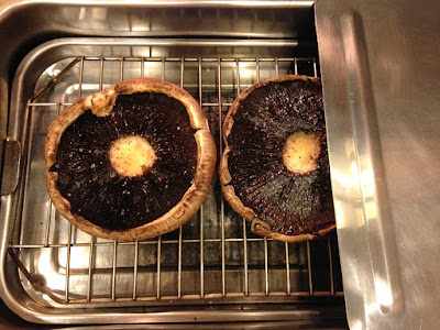 Smoked Portobello Mushrooms in a Cameron Stovetop Smoker