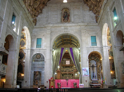 Interior de la catedral de Salvador de Bahía, Brasil, La vuelta al mundo de Asun y Ricardo, round the world, mundoporlibre.com