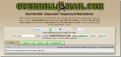 Temporary email address - Tricks by R@jdeep