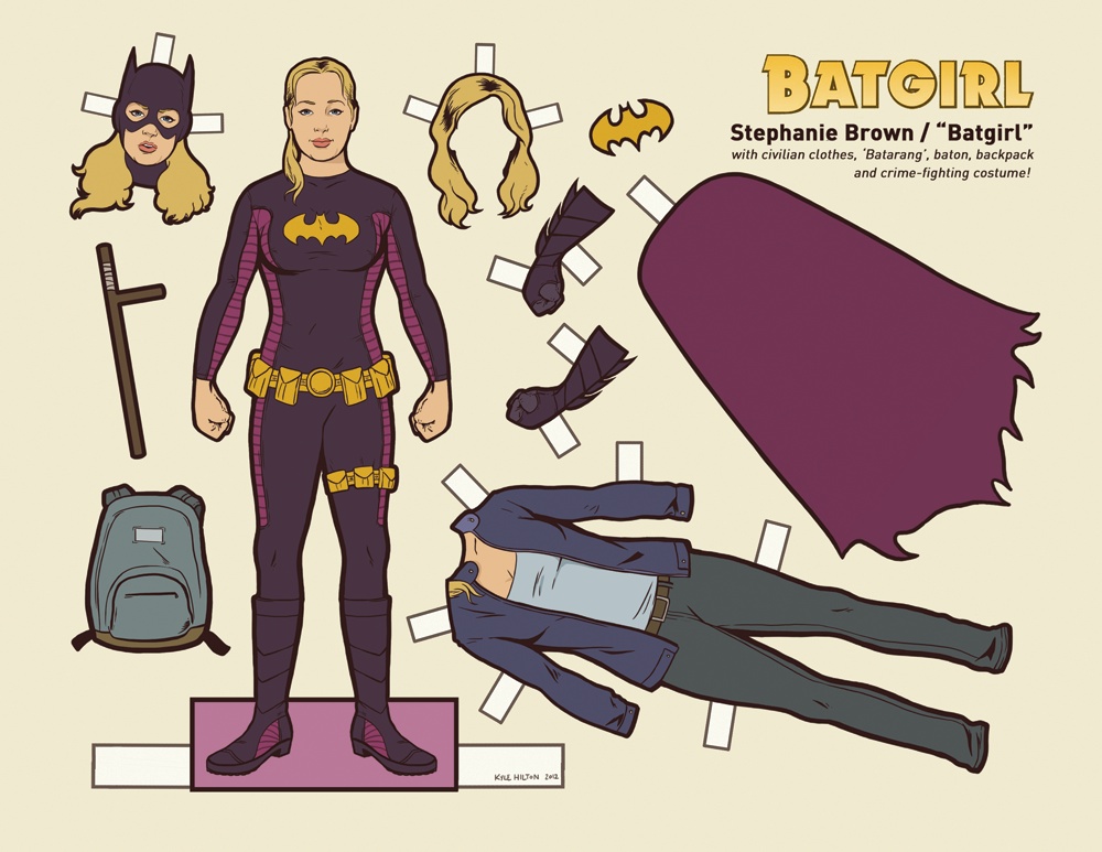 MORE PUPPETRY Page 2 SUPERHERO Paper Dolls