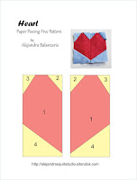 Como hacer una quilt con paper piecing patterns