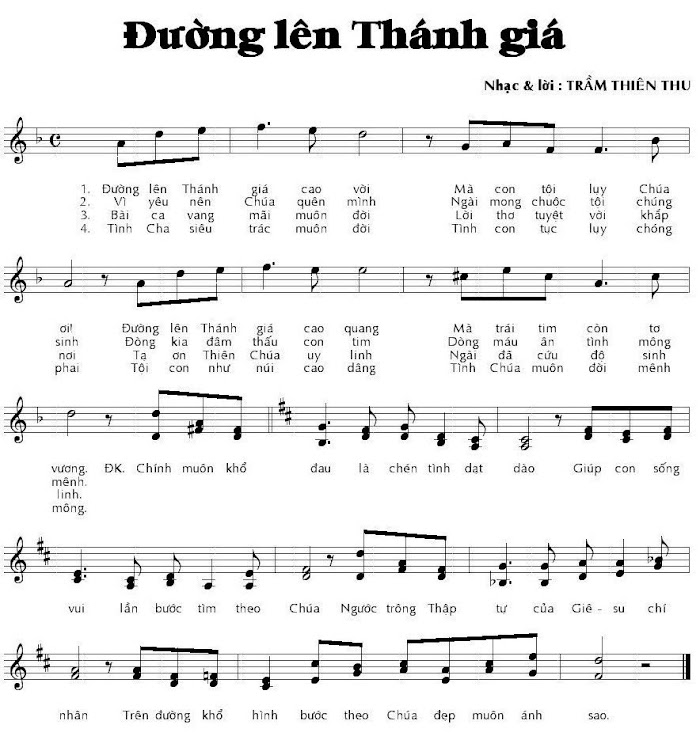Thánh ca: Đường Lên Thánh Giá