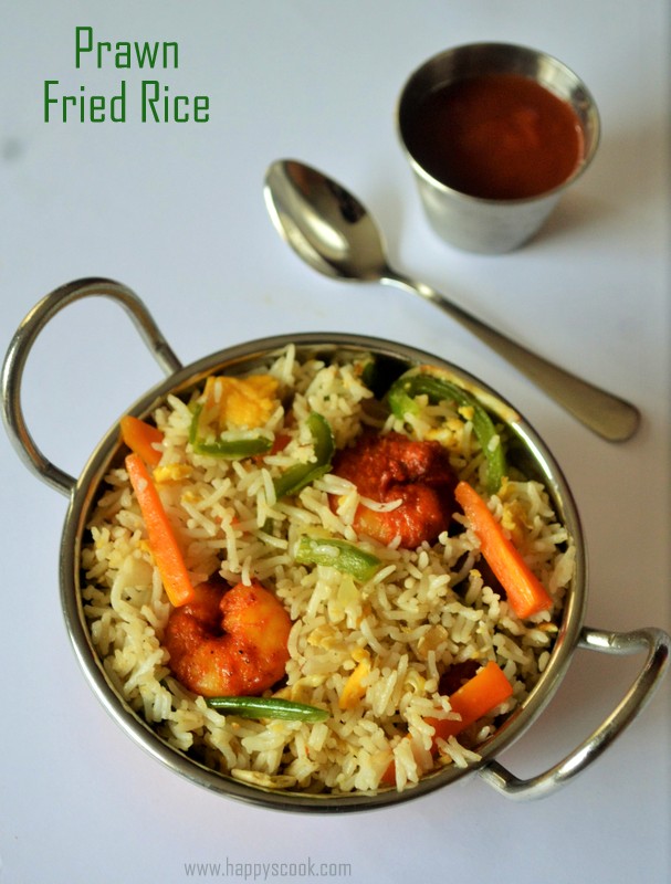 Prawn Fried Rice Recipe Prawn & Egg Fried Rice Fried rice with