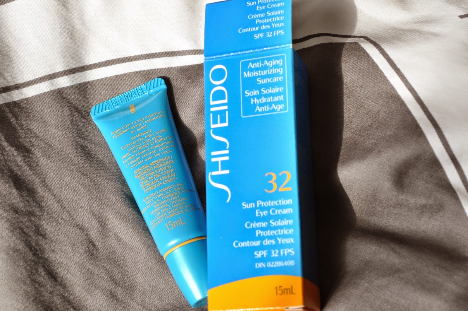 Naturally Beautiful Shiseido Sun Protection Eye Cream SPF 32
