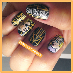 nail gatsby nails pm labels inspired hand movie