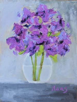 Vase of Violets