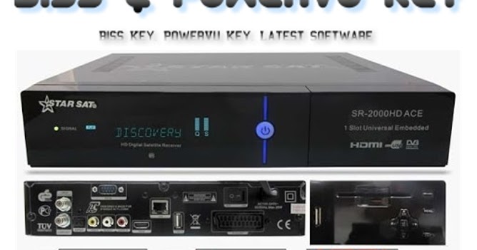 STARSAT SR-2000 HYPER HD RECEIVER NEW SOFTWARE VERSION 2.55 1Biss Key ...