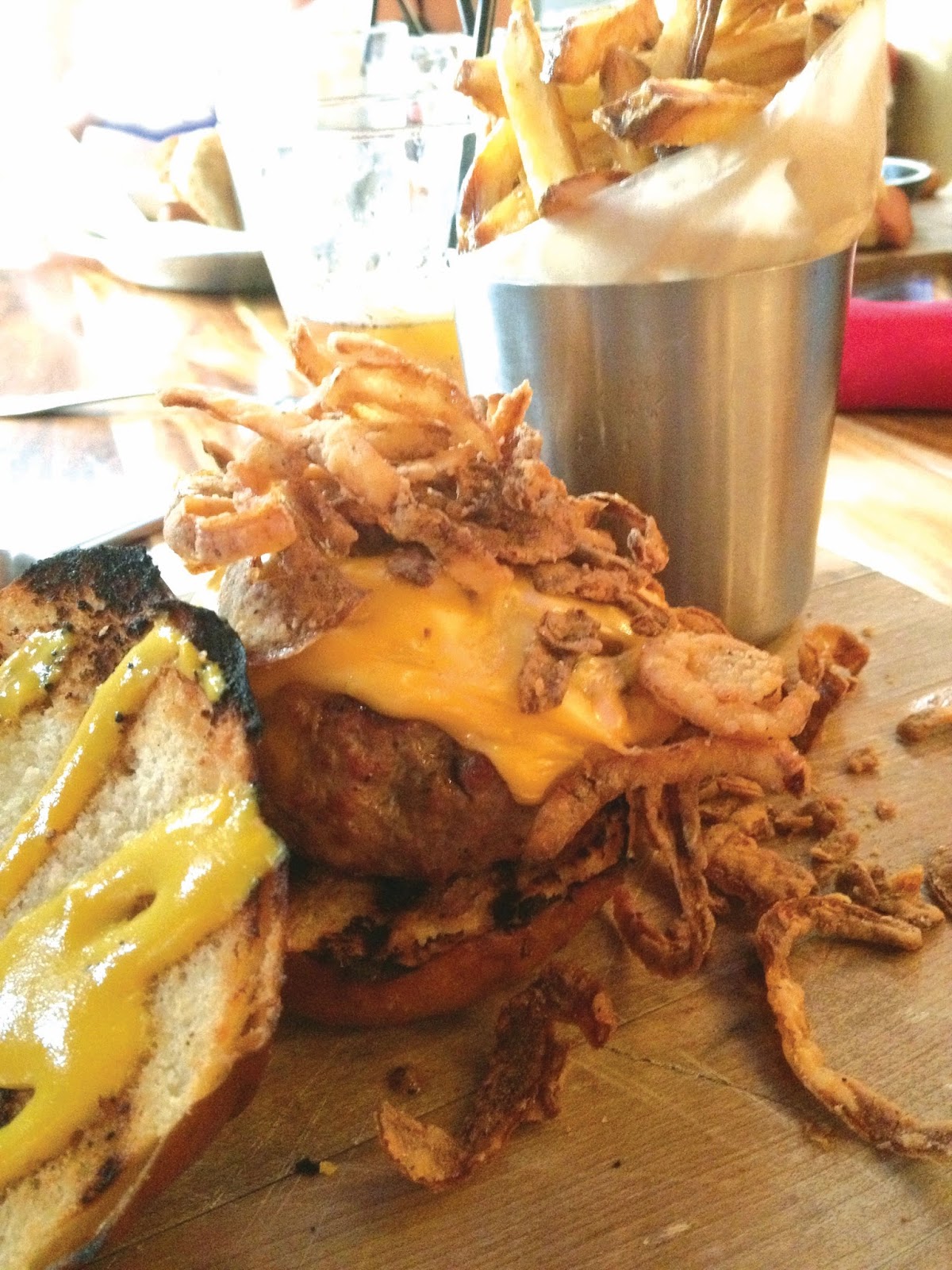 entertaining views from cincinnati Wurst Bar in the Square