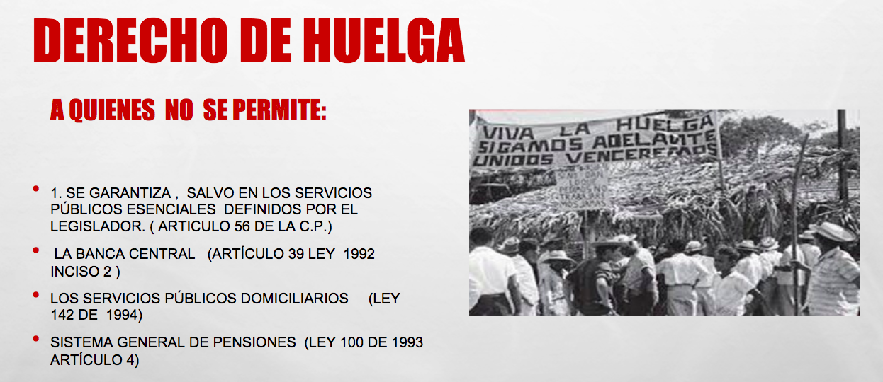 Derecho de huelga DERECHO LABORAL COLECTIVO Y TALENTO HUMANO Derecho de huelga DERECHO LABORAL COLECTIVO Y TALENTO HUMANO