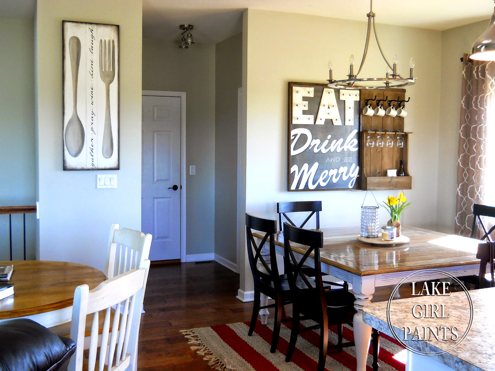 Lake Paints Making Dining Room Wall Art Making Dining Room Wall Art