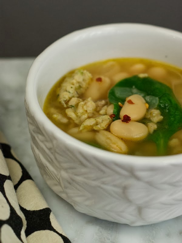 Oleander and Palm: Sausage and Cannellini Bean Soup