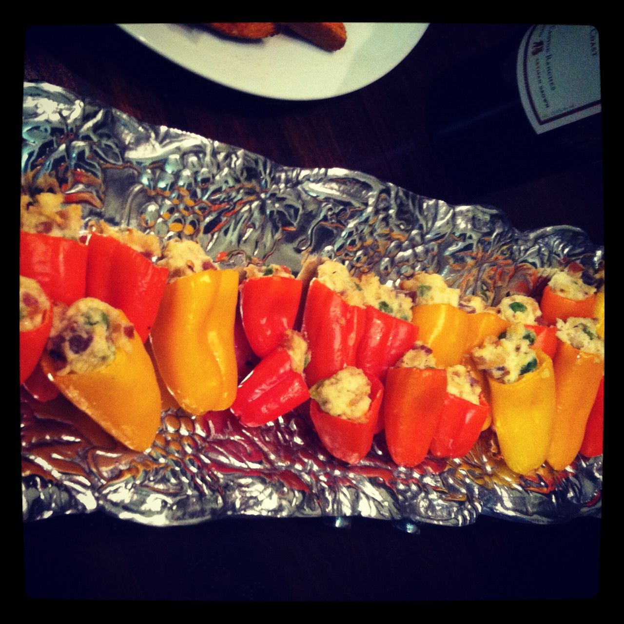 Serves4 Ricotta Stuffed Sweet Baby Bell Peppers