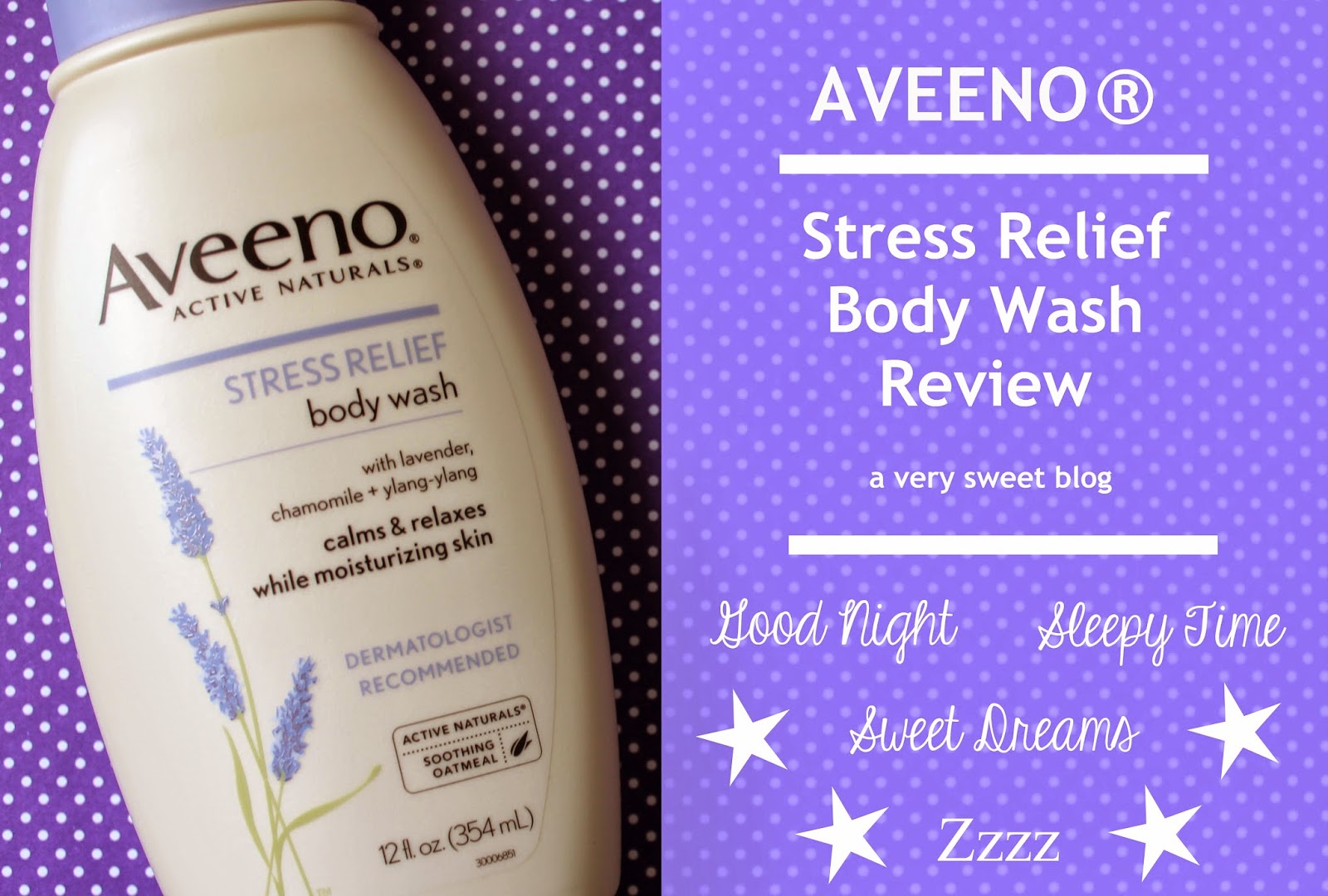 AVEENO® Stress Relief Body Wash Review A Very Sweet Blog