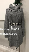 maxi pull 29€ maglione da donna modello maxi pull
