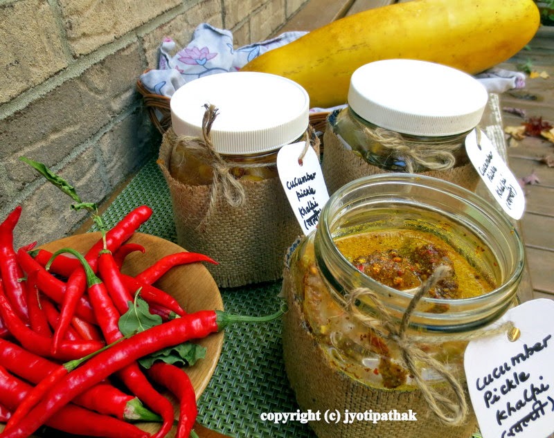 Taste of Nepal Pickled Cucumber Khalpi (खल्पी) Achaar