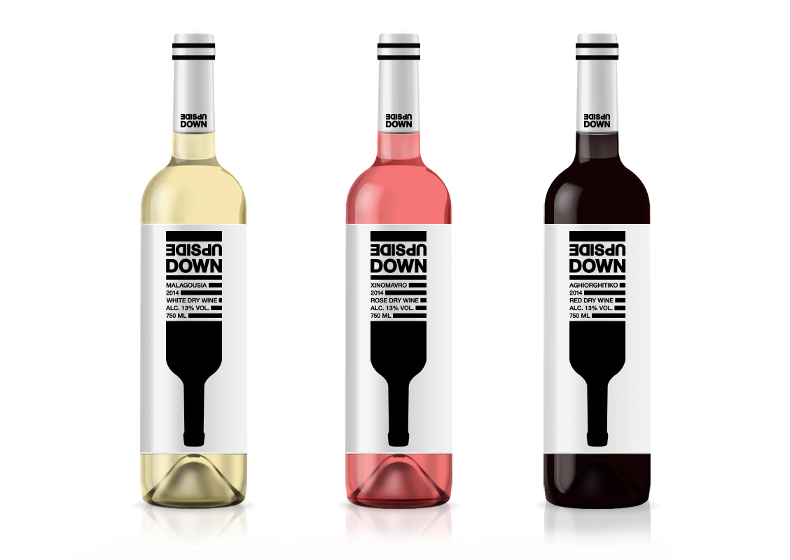Upside Down Wine (Concept) on Packaging of the World Creative Package