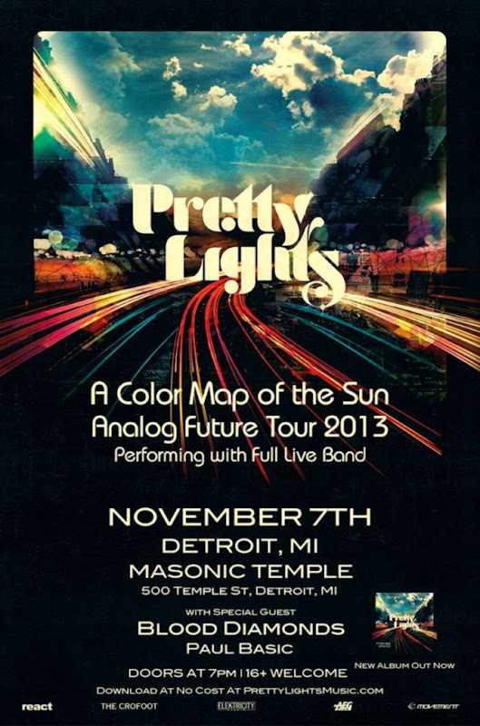 Pretty Lights A Color Map Of The Sun og Future Tour…  Pinterest