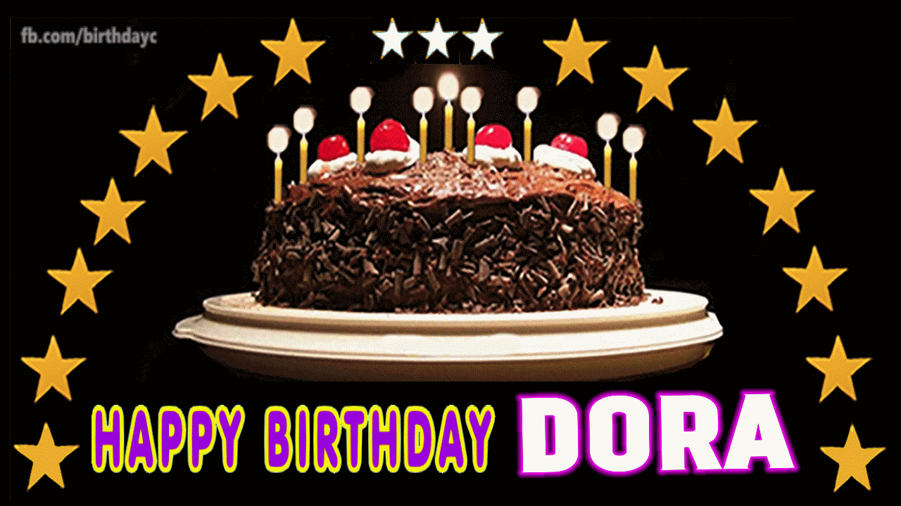 Happy Birthday DORA images gif