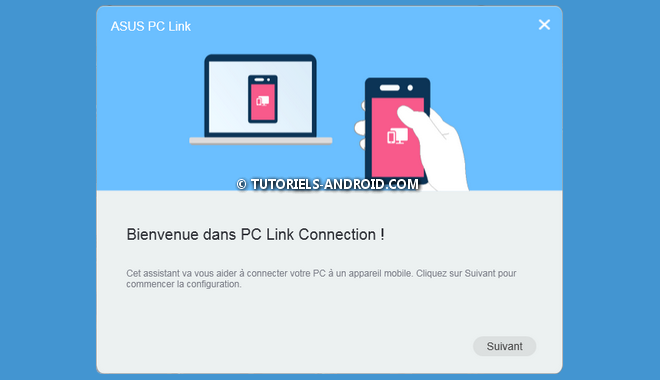 Screenshot : Asus PC Link pour Windows